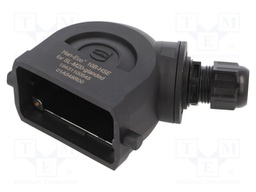 Enclosure: for rectangular connectors; Han Eco B; for cable