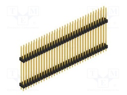 Connector: pin strips; pin header; male; PIN: 66; 2.54mm; THT; 2x33