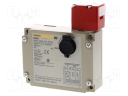 Safety Interlock Switch, D4BL Series, SPST-NO, DPST-NC, Screw, 250 VAC, 3 A