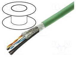 Wire; industrial Ethernet,PROFINET; 5; stranded; Cu; FRNC; green