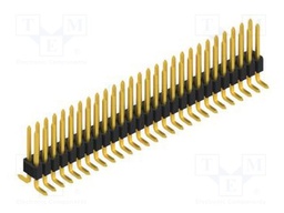 Connector: pin strips; pin header; male; PIN: 54; 1.27mm; SMT; 2x27