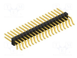 Connector: pin strips; pin header; male; PIN: 38; 2.54mm; SMT,THT