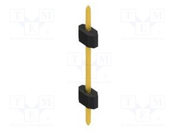 Connector: pin strips; pin header; male; PIN: 1; 1.27mm; THT; 1x1