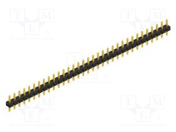 Connector: pin strips; pin header; male; PIN: 33; 2.54mm; THT; 1x33