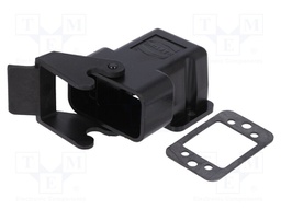 Enclosure: for Han Compact connectors; Han Compact; with latch