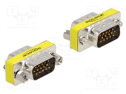 Adapter; D-Sub 15pin plug,both sides
