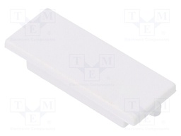 Cap for LED profiles; white; ABS; Application: VARIO30-01