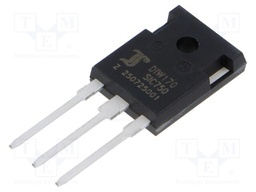 Transistor: N-MOSFET; SiC; unipolar; 1.7kV; 3.5A; Idm: 6A; 62W