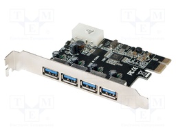PC extension card: PCI-Express; USB 3.0