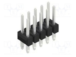 Connector: pin strips; pin header; male; PIN: 10; 2.54mm; THT; 2x5