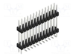 Connector: pin strips; pin header; male; PIN: 26; 2.54mm; SMT; 2x13