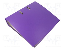 Ring binder; A4; violet; W: 75mm