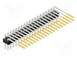 Connector: pin strips; pin header; male; PIN: 38; 2.54mm; THT; 2x19