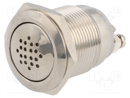 Signaller: sound; 85dB; Ø19mm; 1÷10mm; 2,8x0,5mm connectors; IP50