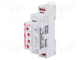 Timer; 1s÷10days; SPDT; 24VDC/16A,250VAC/16A; 230VAC; DIN; PIN: 6