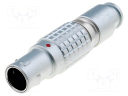 Connector: circular; Series: 1B; plug; male; soldering; for cable