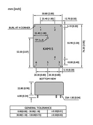 Converter: AC/DC; 15W; Uin: 85÷265V; Uout: 5VDC; Uout2: 3.3VDC; 74%
