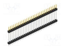 Connector: pin strips; pin header; male; PIN: 30; 2.54mm; THT; 1x30