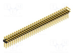 Connector: pin strips; pin header; male; PIN: 64; 2.54mm; THT; 2x32