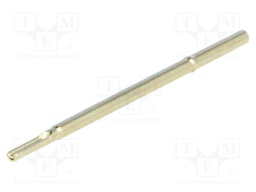 Test probe socket; 1.91mm; 6A; Connection: soldering