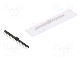 Connector: pin strips; pin header; male; PIN: 24; 2.54mm; SMT; 1x24