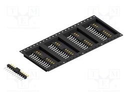 Connector: pin strips; pin header; male; PIN: 11; 2.54mm; SMT; 1x11