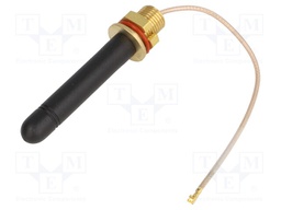 Antenna; RF; 2dBi; linear; Mounting: screw type; 50Ω; Ø: 15.5mm