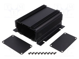 Enclosure: with panel; 1455NHD; X: 86mm; Y: 120mm; Z: 51mm; aluminium