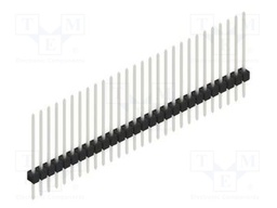 Connector: pin strips; pin header; male; PIN: 28; 2.54mm; THT; 1x28