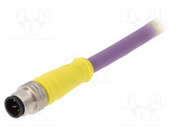 Plug; M12; PIN: 5; male; B code-Profibus; 5m; Insulation: PUR; IP67