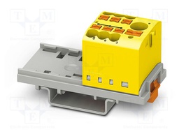 Splice terminal: rail; 24A; 690V; push-in; PA; 0.14÷4mm2; W: 28.6mm