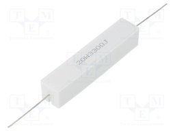 Resistor: wire-wound; cement; THT; 330Ω; 20W; ±5%; 13x13x60mm