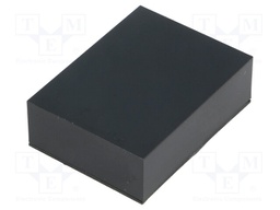 Enclosure: designed for potting; X: 31mm; Y: 41mm; Z: 13mm; ABS