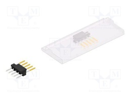 Connector: pin strips; pin header; male; PIN: 5; 2.54mm; SMT; 1x5