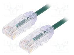 Patch cord; TX6-28™,U/UTP; 6; stranded; Cu; LSZH; green; Len: 0.5m