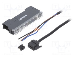 Sensor: optical fiber amplifier; PNP; IP40; Connection: lead 2m