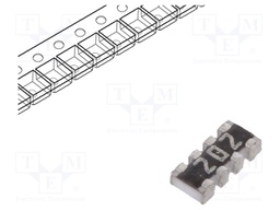 Resistor network: Y; 2kΩ; SMD; 0804; No.of resistors: 4; 63mW; ±5%
