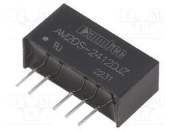 Converter: DC/DC; 2W; SIP7; 19.65x7.05x10.16mm; 2.4g; AM2DS-JZ