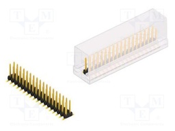 Connector: pin strips; pin header; male; PIN: 36; 2mm; SMT; 2x18