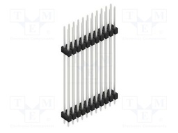 Connector: pin strips; pin header; male; PIN: 22; 2.54mm; THT; 2x11