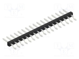 Connector: pin strips; pin header; male; PIN: 17; 2mm; SMT; 1x17