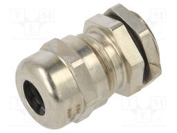 Cable gland; PG9; IP68; Mat: brass; Entrelec