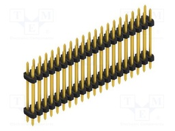 Connector: pin strips; pin header; male; PIN: 40; 2mm; THT; 2x20