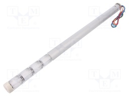 Signaller: signalling column; continuous light; Usup: 24VDC; LED