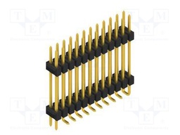 Connector: pin strips; pin header; male; PIN: 24; 2.54mm; SMT; 2x12