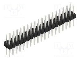Connector: pin strips; pin header; male; PIN: 38; 2.54mm; THT; 2x19
