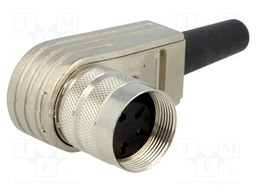 Connector: M16; female; for cable; IP40; plug; soldering; 300V; 5A