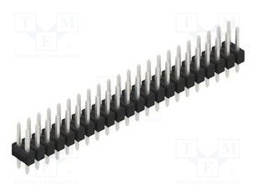 Connector: pin strips; pin header; male; PIN: 44; 2.54mm; THT; 2x22