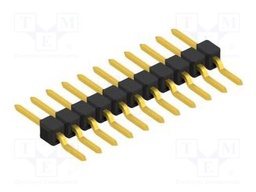 Connector: pin strips; pin header; male; PIN: 11; 2.54mm; SMT; 1x11