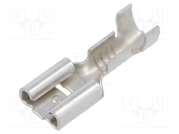 Terminal: flat; 6.3mm; 0.8mm; female; 1÷2.5mm2; crimped; for cable